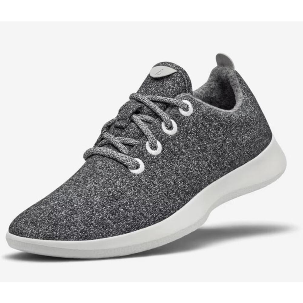 Allbirds Womens Wool Runners 0219 NV1 Gray Everday Sneakers Sz 8 Left Sz 9 Right